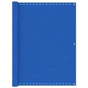 vidaXL Balkon-Sichtschutz Blau 120x500 cm HDPE 