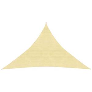 VidaXL Zonnezeil 160 g/m² 2,5x2,5x3,5 m HDPE beige