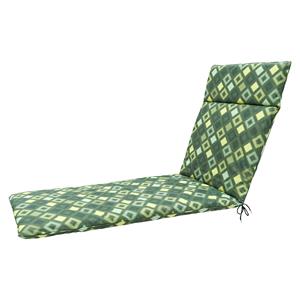 Madison kussens Ligbedkussen   Grids green (waterafstotend)