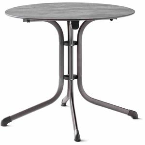 H. Gautzsch Klapptisch Polytec, Ø 85cm