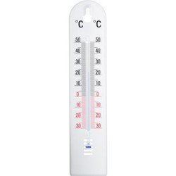 Binnen/buiten thermometer Wit