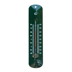 Binnen/buiten thermometer Groen