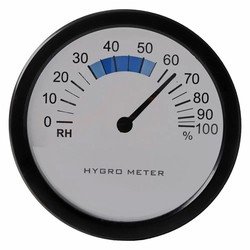 Hendrik Jan  hygrometer/luchtvochtigheidsmeter - kunststof - D8,5 cm - Buitenthermometers