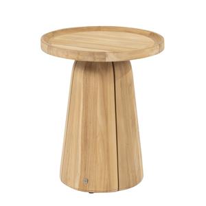 4 Seasons Outdoor Pablo bijzettafel 45 cm rond H55 cm teak