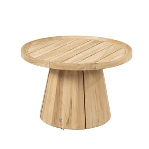 4 Seasons Outdoor Pablo lounge tuintafel 60 cm rond H40 cm teak