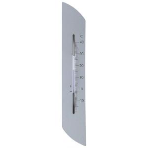 Express Buitenthermometer metaal Radius grijs gelakt 29.5 cm