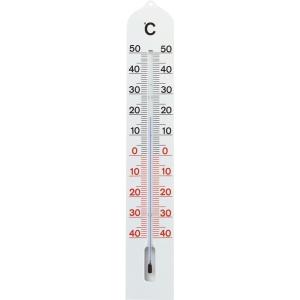 Express Buitenthermometer kunststof wit 41 cm