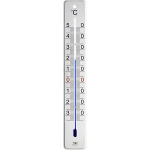 Express Buitenthermometer glanzend rvs 28 cm