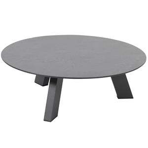 4 Seasons Outdoor Cosmic loungetafel rond HPL slate antraciet 78x25 cm