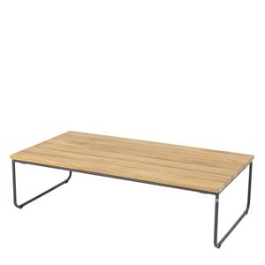 4 Seasons Outdoor Verdi lounge tuintafel 110x60xH30 cm rechthoekig aluminium teak