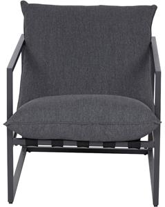SIENA GARDEN Gartenlounge-Sessel Monza, Lounge Sessel, Alu, Kissen jeans grey