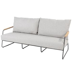 4 Seasons Outdoor Balade 3-zits lounge bank met 3 kussens antraciet