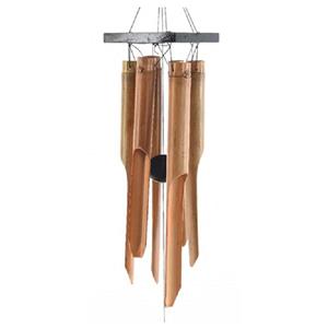 Decoris Houten windgong/windorgel met 6 buizen 120 cm -