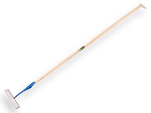 Plusjop Schoffel Venlo's model  18 cm  De WIT,  met steel + hilt 170 x 3,0 cm