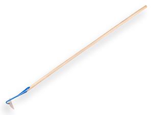 Plusjop Hak  gesmeed  14 cm  De WIT, met steel 170 x 3,0 cm