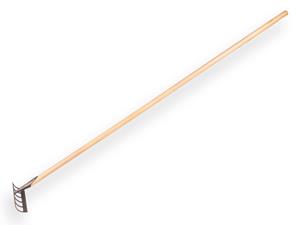 Plusjop Schoffelhark     De WIT  breedte 20 cm  met essen steel 170 cm