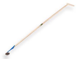 Plusjop Discusschoffel  9 cm,  De WIT,  met steel + hilt 170 x 3,0 cm