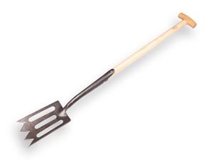 Plusjop Spork               De WIT  met zwanenhals met essen T-steel 90 cm