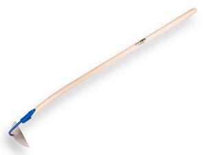 Plusjop Aardappelhak  20 cm  De WIT,  met steel 140 cm gebogen