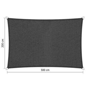 Shadow Comfort Compleet pakket: Rechthoek 2x3m Black