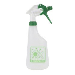 1x Plantenspuiten/waterspuiten 0,6 liter desinfectie spray - Waterverstuivers/watersproeiers - Desinfectiespray houder - Plantenverzorging - Plantenspuiten