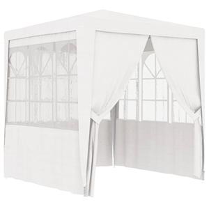 VidaXL Partytent Met Zijwanden Professioneel 90 G/m² 2,5x2,5 M Wit