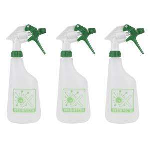 3x Plantenspuiten/waterspuiten 0,6 liter desinfectie spray -