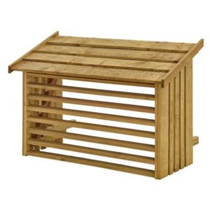 Plus Danmark Airco ombouw hout - naturel - 116 x 56 x 78 cm (BxDxH)