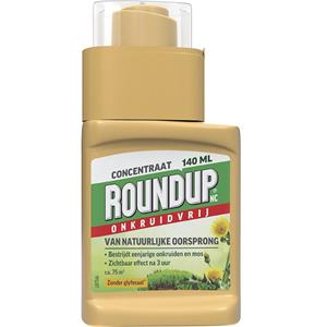 Roundup 3x  NC Natuurlijk Onkruidvrij Concentraat 140 ml