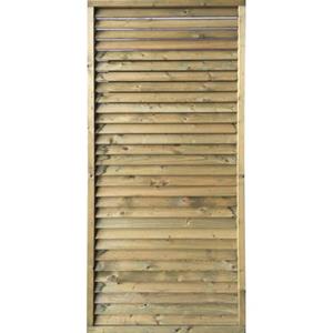 Solid vaste lamellenwand S1063 geïmpregneerd hout 90x200cm