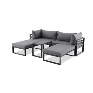 Central Park loungeset Napoli aluminium 5 stuks