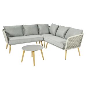 Central Park dining loungeset Ischia aluminium/textileen