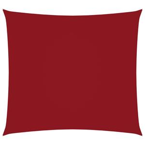 VidaXL Zonnescherm vierkant 2,5x2,5 m oxford stof rood