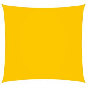 VidaXL Zonnescherm vierkant 4x4 m oxford stof geel