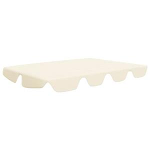 Vervangingsluifel voor schommelbank 150/130x70/105cm crèmekleur