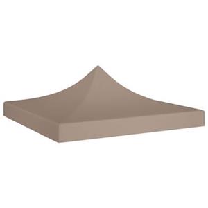 vidaXL Partytentdak 270 g/m² 2x2 m taupe