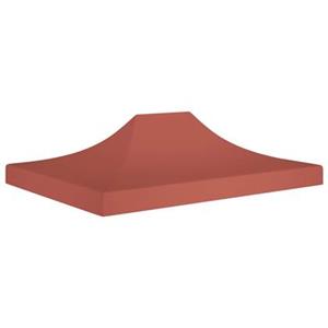 VIDAXL Partyzelt-dach 4x3 M Terrakotta-rot 270 G/m²