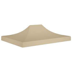 VidaXL Partytentdak 270 g/m² 4x3 m beige