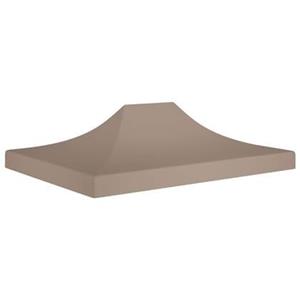 VIDAXL Partyzelt-dach 4x3 M Taupe 270 G/m²