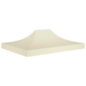 VIDAXL Partyzelt-dach 4x3 M Creme 270 G/m²