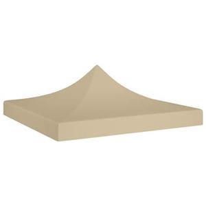 VIDAXL Partyzelt-dach 3x3 M Beige 270 G/m²