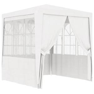 vidaXL Partytent met zijwanden professioneel 90 g/m² 2x2 m wit