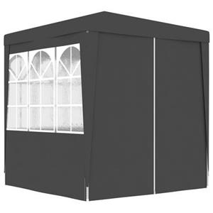 vidaXL Partytent met zijwanden professioneel 90 g/m² 2x2 m antraciet