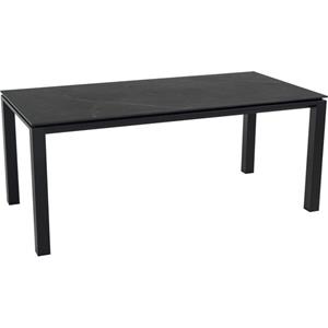 LesliLiving Tafel Monte Carlo Negro 180x90cm