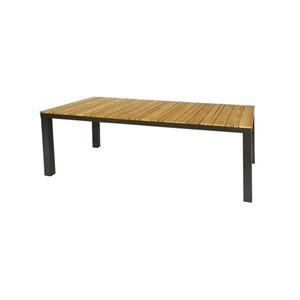 Praxis Central Park tuintafel Limoux aluminium/teakhout 215x100cm