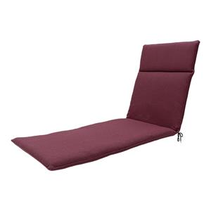 Madison kussens Ligbedkussen   Canvas eco bordeaux (waterafstotend)