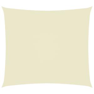 VidaXL Zonnescherm rechthoekig 2,5x3,5 m oxford stof crÃ¨mekleurig