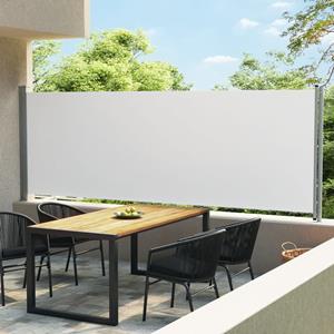 VidaXL Tuinscherm uittrekbaar 600x160 cm crÃ¨me