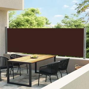 VIDAXL Ausziehbare Seitenmarkise 140x600 Cm Braun