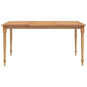 vidaXL Tafel Batavia 150x90x75 cm massief teakhout